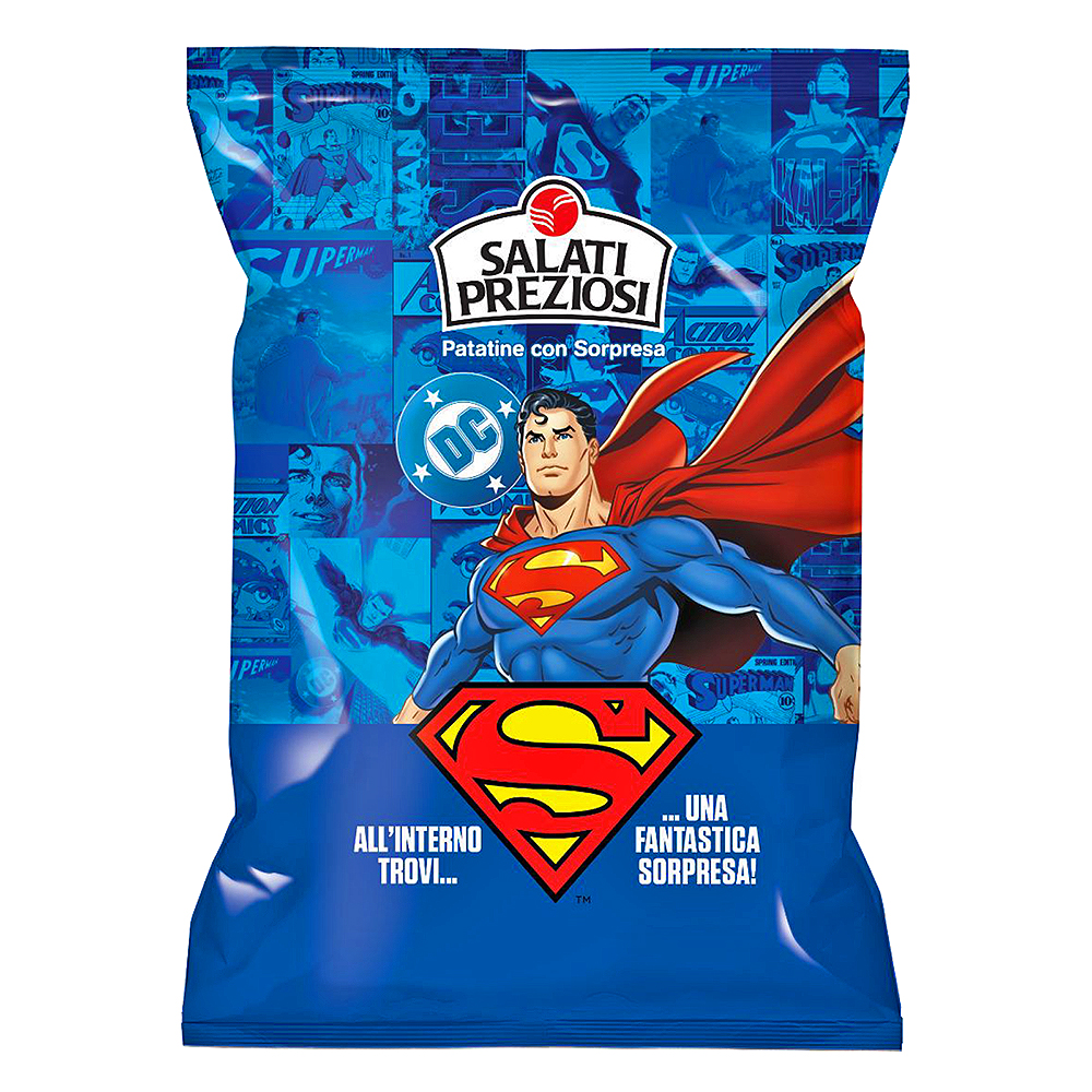 SUPERMAN TATTOO PATATINA Gr.25 x 24 Pz. [MITICA103]