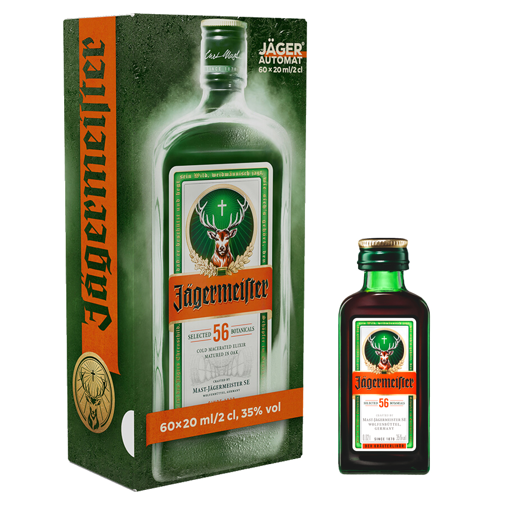 JAGERMEISTER MIGNON 35? Cl.2 x 60 Pz. [MONTENEGRO121]