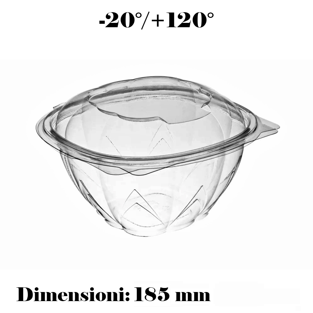 INSALATIERA+ COPERCHIO POLIPROP. SEKIPACK ML1000 x 50 Pz.COD.SLR1000C [ONDIPACK120]