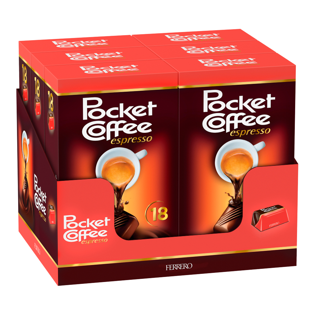 POCKET COFFEE T18 x 6 PZ. [FERR121]