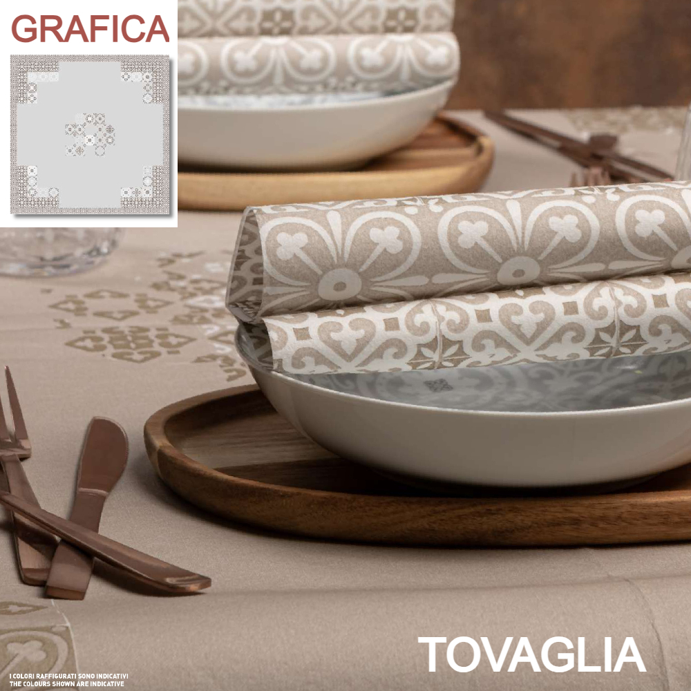 TOVAGLIA TNT MAIOLIKE CAPPUCCINO(MT1x1) x100 Pz. ART.TVMK3896(AIRLIDE) [ROIAL115]