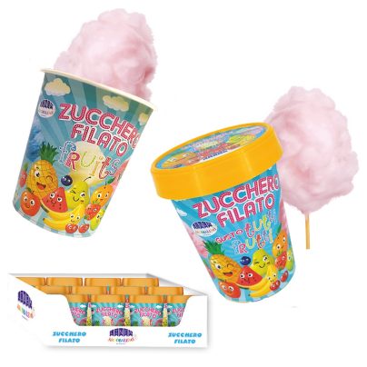 ZUCCHERO FILATO COTTON CANDY x 12 Pz.V.1,90 ART.A7142 [ROSSINIS114]