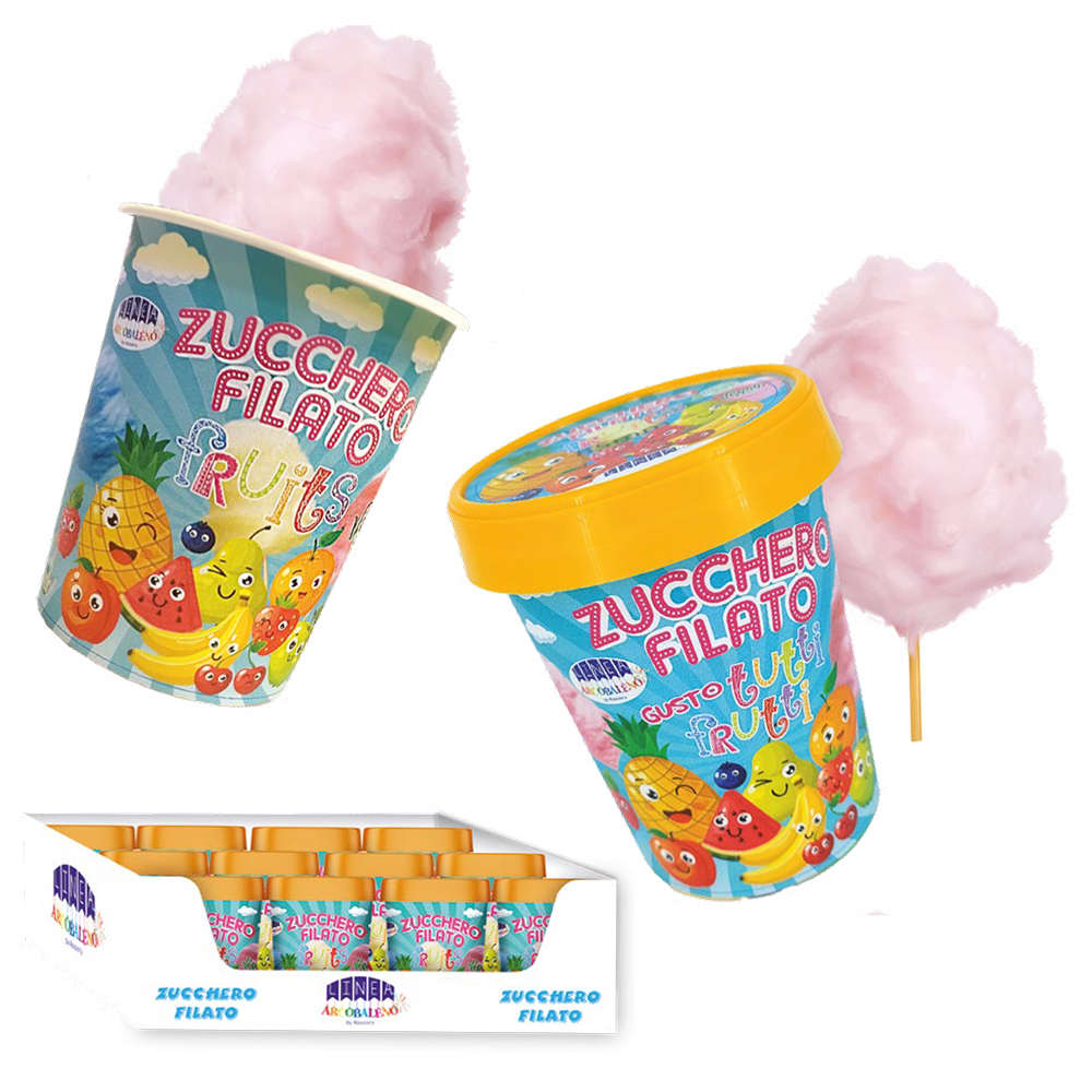 ZUCCHERO FILATO COTTON CANDY x 12 Pz.V.1,90 ART.A7142 [ROSSINIS114]
