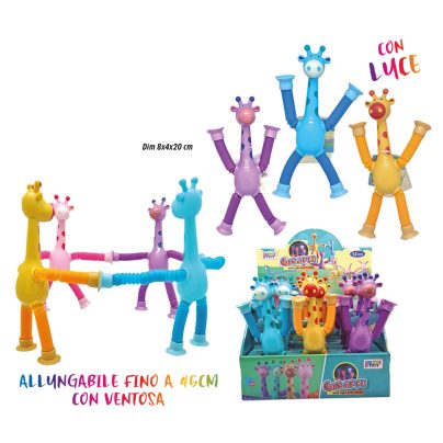 GIRAFFE WHIT LIGHT AND CANDY x 12 pz. Pz. V.2,10 ART. A7162 [ROSSINIS119]