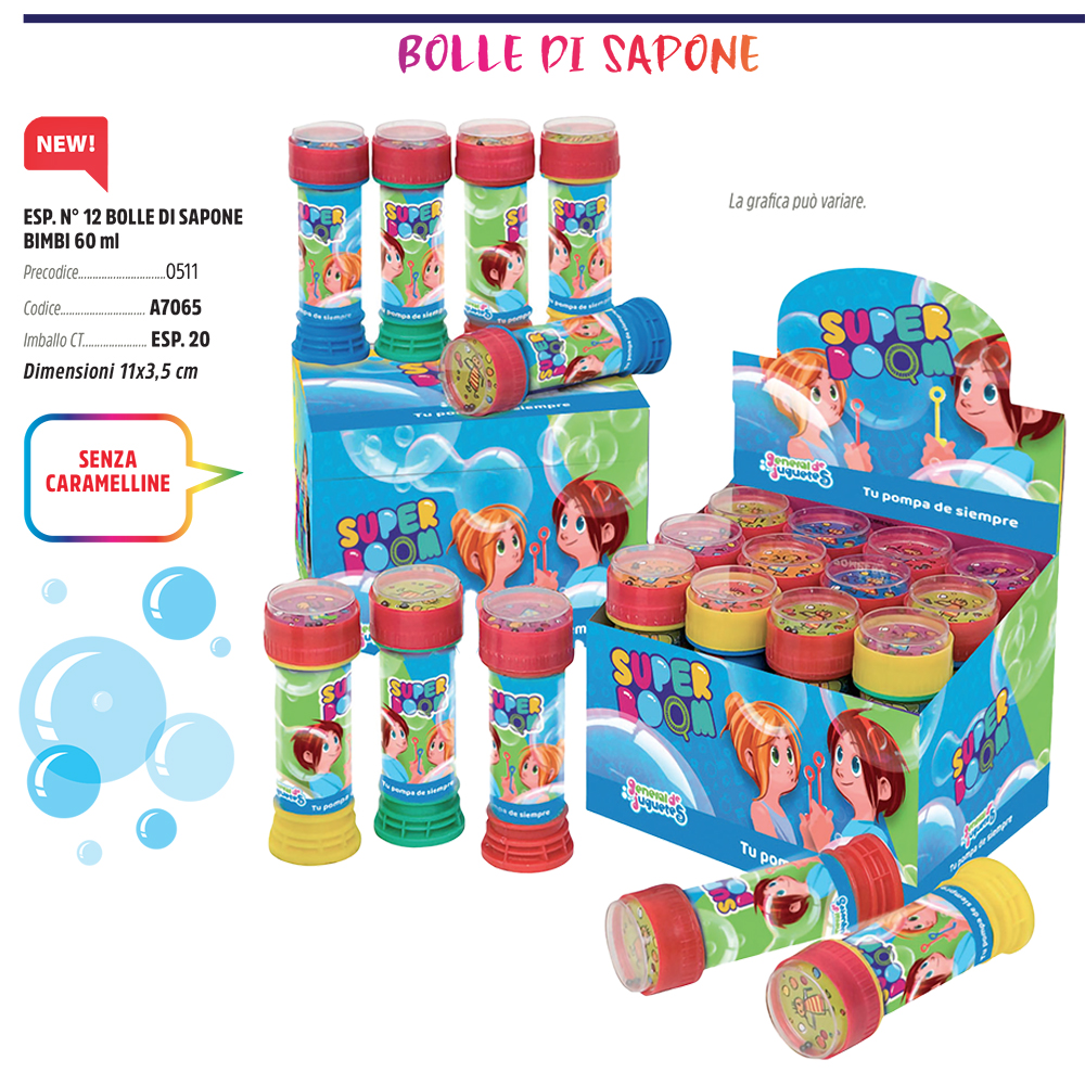 BOLLE SAPONE x 12 Pz. ROSSINIS [ROSSINIS181]