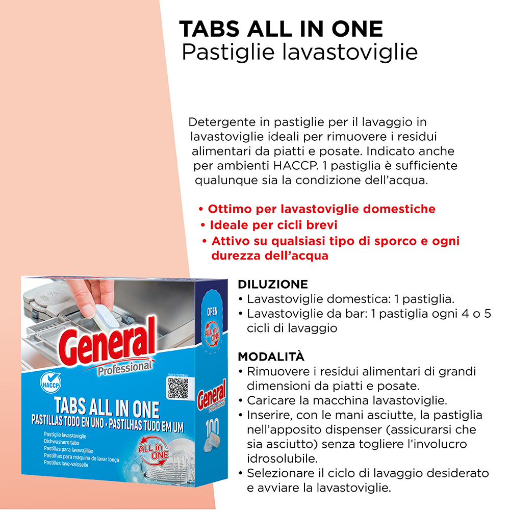 PASTIGLIE LAVASTOVIGLIE x 100 Pz. ART.7126 [SUTTER130]