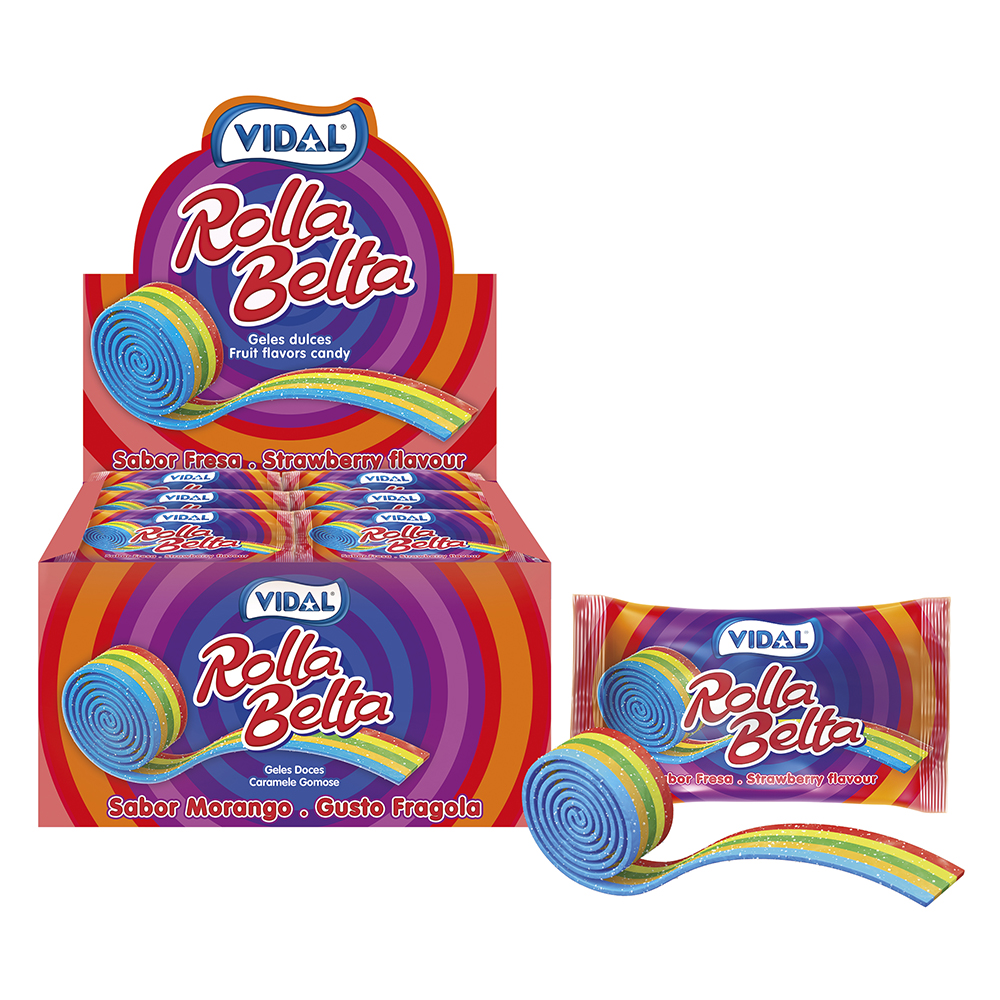 ROLLA BELTA 5 COLORI x 24 Pz.VIDAL [VIDAL125]