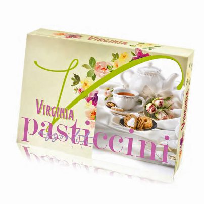 CONFEZIONE PASTICCERIA RETTANGOLARE Gr.180 V.10,90 ART.44/125 [VIRGINIA110]