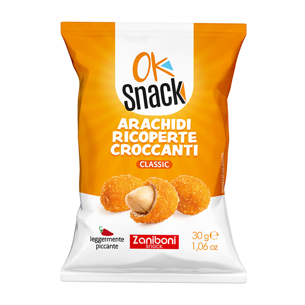 ARACHIDI RICOPERTE CROCCANTI Gr.30 x 12 Pz. V. 0,80 [ZANIBONI155]