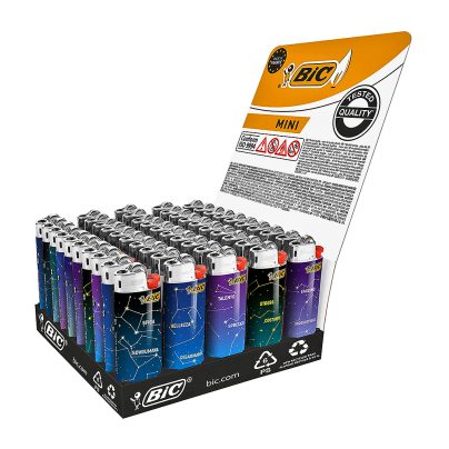 SCRITTO NELLE STELLE J25 MINI BIC x 50 Pz. DECORATO [BIC138]
