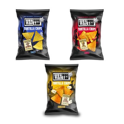 WANTED TORTILLA CARTONE ASSORTITO Gr.200 x 10 PZ. [DULCIS395]