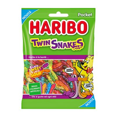 TWIN SNAKES HARIBO Gr.80 x 30 BUSTA [HARI840]
