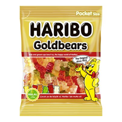 HALAL ORSETTI D'ORO Gr.100 x 30 PZ. BUSTA [HARI850]