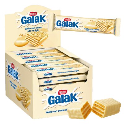 GALAK WAFER VANIGLIA Gr.30 x 30 Pz. [PERUBANCO134]