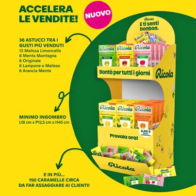 RICOLA EXPO MICRO x 36 Pz. + MARSUPIO 150PZ. OMAGGIO [RICOLA113]