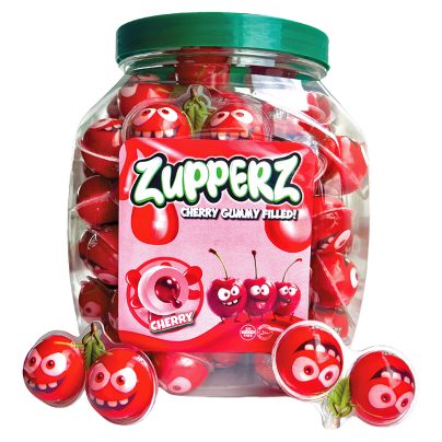 ZUPPERZ POPPIN CHERRY BARATTOLO x 50 Pz. [ZUPPERZ110]