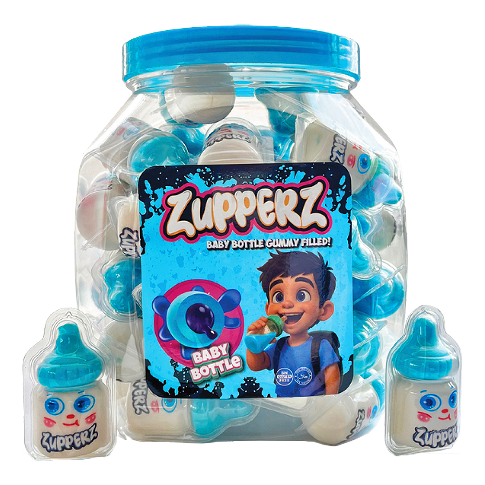 ZUPPERZ BABY BOTTLE AZZURRO BARATTOLO x 50 Pz. [ZUPPERZ130]