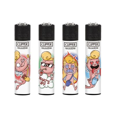 FUNNY CUPID + BW + LB CLIPPER LARGE x 48 Pz. [CLIPPER125]