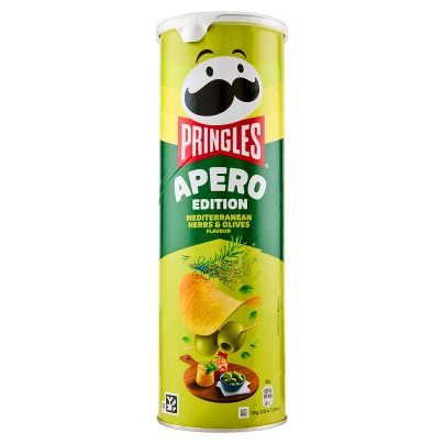 PRINGLES GRANDE MEDITERRANEAN HEERBS FLAVOUR Gr.175 x 19 Pz. [PRINGLES165]