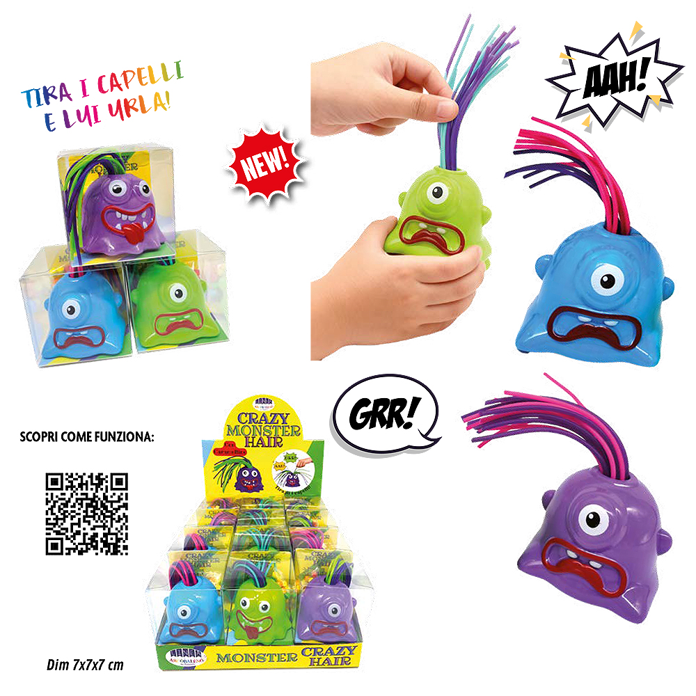 CRAZY HAIR MONSTER x 12 Pz. V.2,50 [ROSSINIS250]