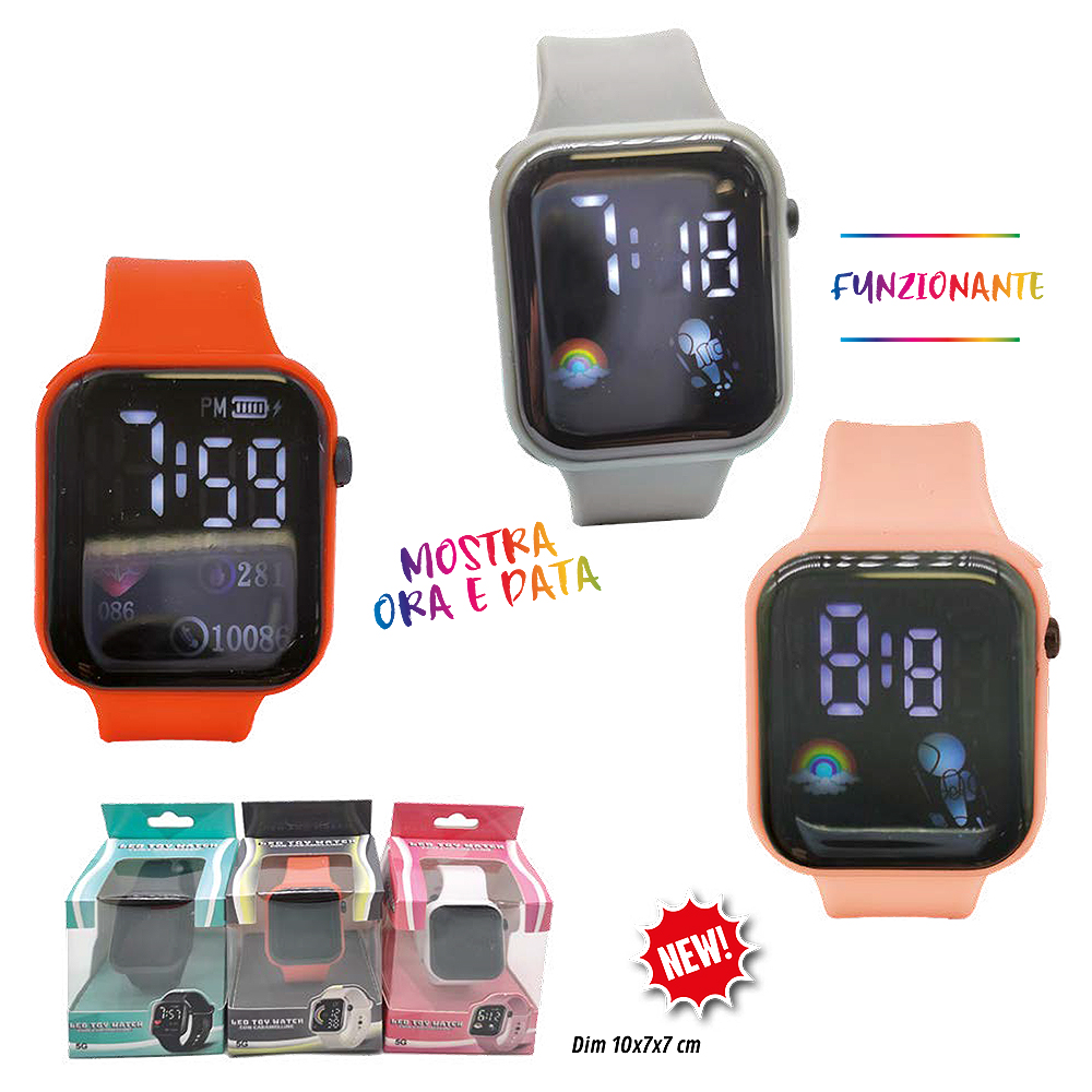 LED WATCH TOY x 12 Pz. V.2,90 [ROSSINIS257]