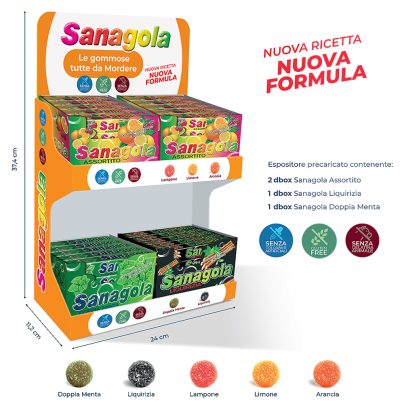 SANAGOLA EXPO STICKS x 80 Pz [SANAGOLA100]
