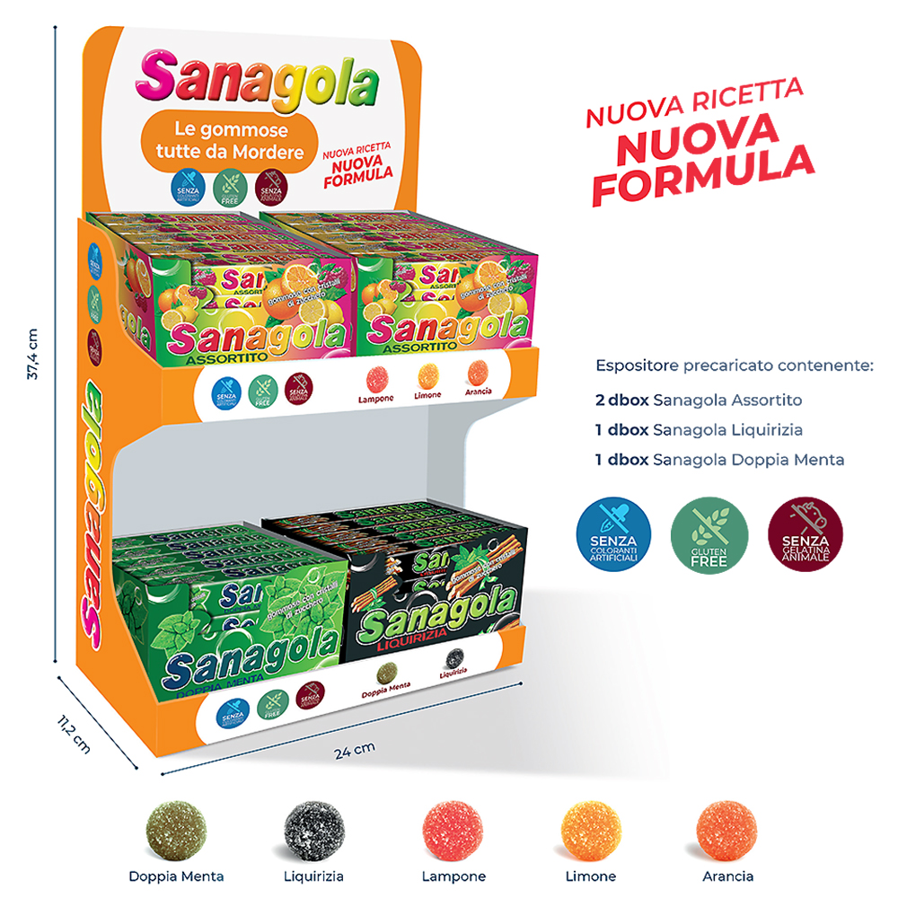SANAGOLA EXPO STICKS x 80 Pz [SANAGOLA100]