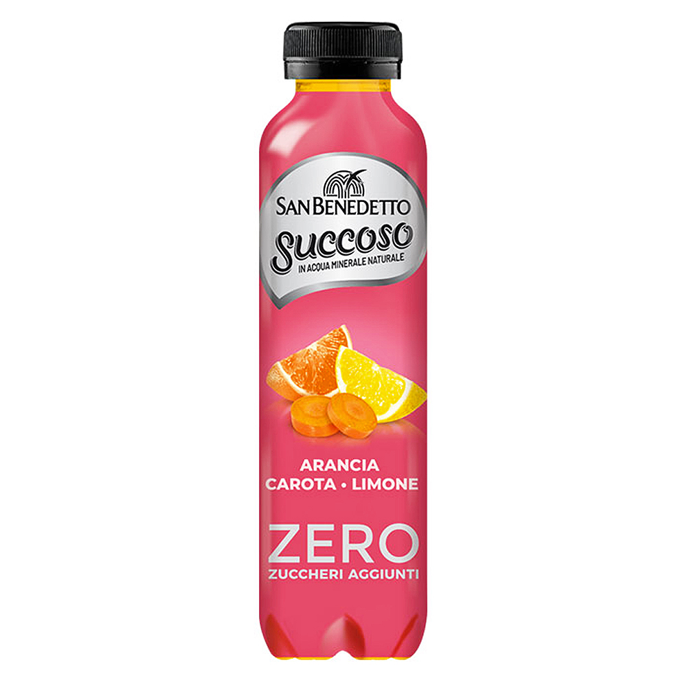 SUCCOSO ARANCIA, CAROTA E LIMONE Cl.40 x 12 PZ. [SANBENEDETTO195]