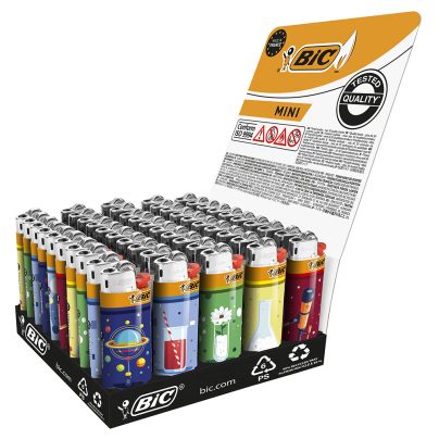 COOL SCIENCE J25 MINI BIC x 50 Pz.DECORATO [BIC146]