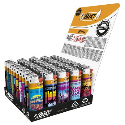 MIAMI 26 IT J25 MINI BIC x 50 Pz.DECORATO [BIC150]