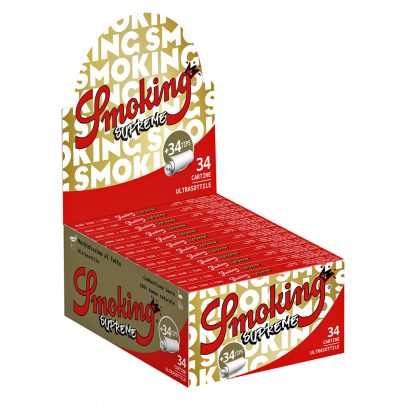 SMOKING SUPREME LUNGA+FILTRO x 24 Pz.(COMPRESA ACCISA €5,87) [SMOKING130]