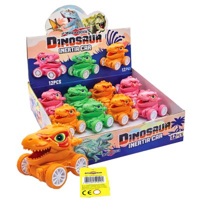 DINOSAUR INERTIA CAR x 12 Pz. V.1,90 ART.2640688 [CASTELVEDERE115]