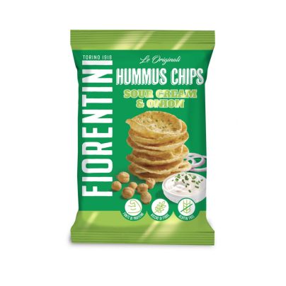 HUMMUS CHIPS CECI SOUR CREAM & ONION Gr.40 x 12 Pz. [FIORENTINI110]