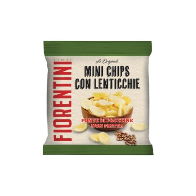 MINI CHIPS LENTICCHIE FIORENTINI Gr.20 x 20 Pz. [FIORENTINI200]