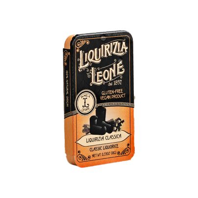 LIQUIRIZIA PURA LATTINA LEONE Gr.10 x 24 Pz. V.2,50 ART.06.03610 [LEON117]