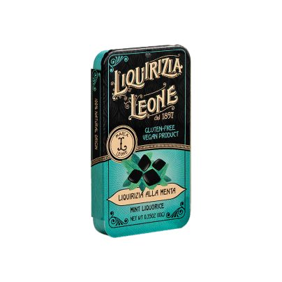 LIQUIRIZIA MENTA LATTINA LEONE Gr.10 x 24 Pz. V.2,50 ART.07.03612 [LEON118]