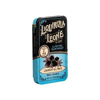 LIQUIRIZIA ANICE LATTINA LEONE Gr.10 x 24 Pz. V.2,50 ART.07.03614 [LEON120]