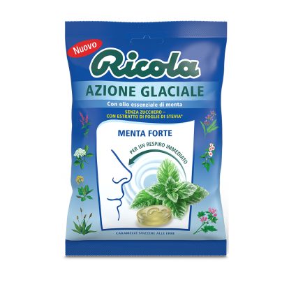 RICOLA (BUSTA) AZIONE GLACIALE MNT FORTE (SZ) Gr.70 x 12 Pz. [RICOLA615]