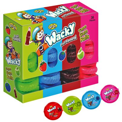 WACKY GUM ROLL TATTOO x 36 Pz. V.0,70 ART.A4006 [ROSSINIS103]