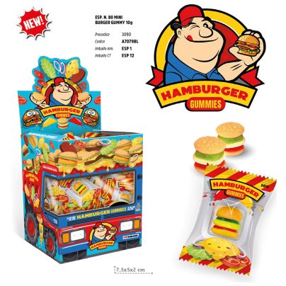 HAMBURGER GUMMIES x 80 Pz. [ROSSINIS205]