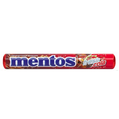 MENTOS FRESH COLA SINGLE ROLL x 20 Pz. STICK [PERFMENTOS107]