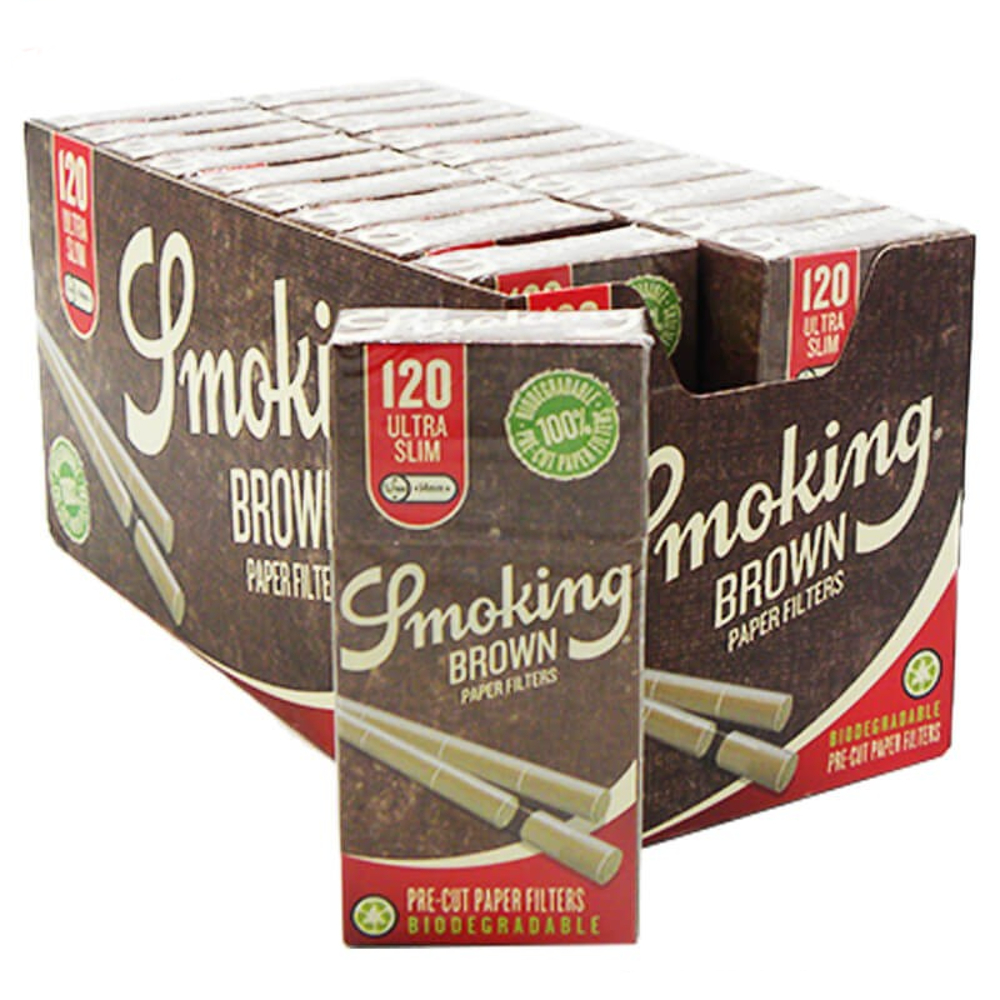 FILTRI BROWN 5,7 ULTRA SLIM SMOKING x 20 Pz.  (C00010007)(COMPRESA ACCISA €8,64) [SMOKING113]