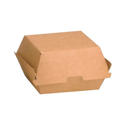 HAMBURGHER BOX KRAFT 10x10x8H CM x 100 Pz. ART.BKH10 [USOBIO150]