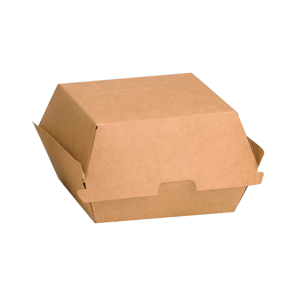 HAMBURGHER BOX KRAFT 10x10x8H CM x 100 Pz. ART.BKH10 [USOBIO150]